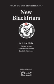 New Blackfriars Volume 96 - Issue 1065 -