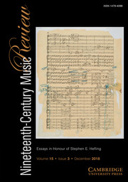 Nineteenth-Century Music Review Volume 15 - Issue 3 -