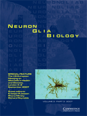 Neuron Glia Biology Volume 3 - Issue 3 -