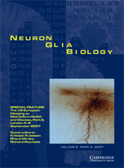 Neuron Glia Biology Volume 3 - Issue 4 -