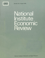 National Institute Economic Review  Volume 101 - Issue  -