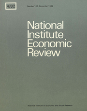 National Institute Economic Review  Volume 102 - Issue  -