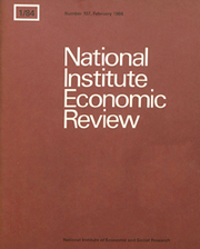 National Institute Economic Review  Volume 107 - Issue  -
