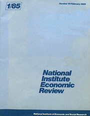 National Institute Economic Review  Volume 111 - Issue  -