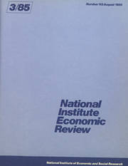 National Institute Economic Review  Volume 113 - Issue  -