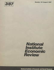 National Institute Economic Review  Volume 121 - Issue  -
