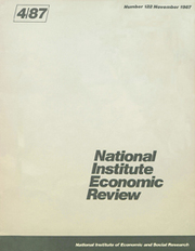 National Institute Economic Review  Volume 122 - Issue  -