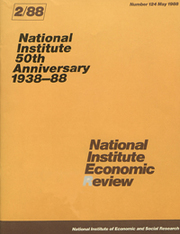 National Institute Economic Review  Volume 124 - Issue  -