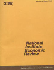 National Institute Economic Review  Volume 125 - Issue  -