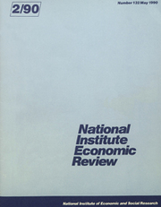 National Institute Economic Review  Volume 132 - Issue  -
