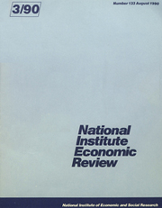 National Institute Economic Review  Volume 133 - Issue  -