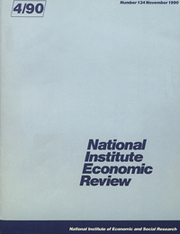 National Institute Economic Review  Volume 134 - Issue  -