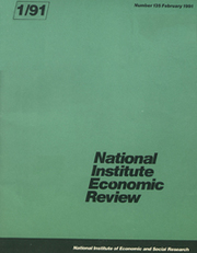National Institute Economic Review  Volume 135 - Issue  -