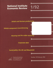 National Institute Economic Review  Volume 139 - Issue  -