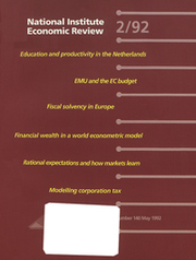 National Institute Economic Review  Volume 140 - Issue  -
