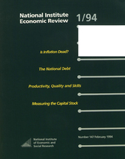 National Institute Economic Review  Volume 147 - Issue  -