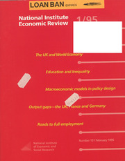 National Institute Economic Review  Volume 151 - Issue  -