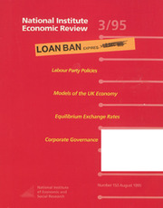 National Institute Economic Review  Volume 153 - Issue  -