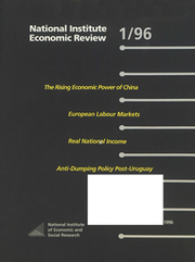 National Institute Economic Review  Volume 155 - Issue  -