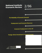 National Institute Economic Review  Volume 156 - Issue  -