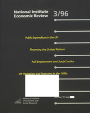 National Institute Economic Review  Volume 157 - Issue  -