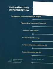 National Institute Economic Review  Volume 160 - Issue  -