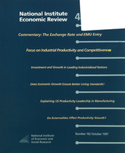 National Institute Economic Review  Volume 162 - Issue  -