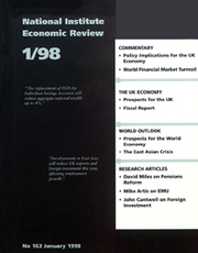 National Institute Economic Review  Volume 163 - Issue  -