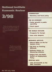 National Institute Economic Review  Volume 165 - Issue  -