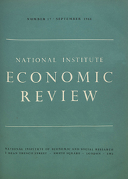 National Institute Economic Review  Volume 17 - Issue  -