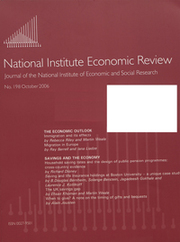 National Institute Economic Review  Volume 198 - Issue  -