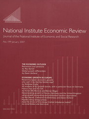 National Institute Economic Review  Volume 199 - Issue  -