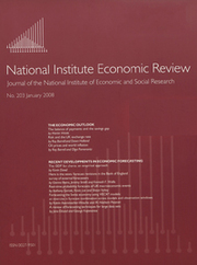 National Institute Economic Review  Volume 203 - Issue  -