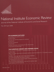 National Institute Economic Review  Volume 204 - Issue  -