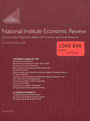 National Institute Economic Review  Volume 206 - Issue  -