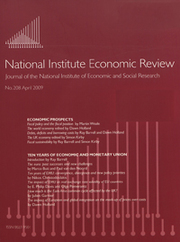 National Institute Economic Review  Volume 208 - Issue  -