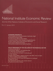 National Institute Economic Review  Volume 211 - Issue  -