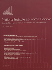 National Institute Economic Review  Volume 213 - Issue  -