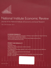 National Institute Economic Review  Volume 218 - Issue  -