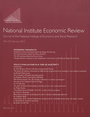 National Institute Economic Review  Volume 219 - Issue  -