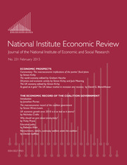 National Institute Economic Review  Volume 231 - Issue  -