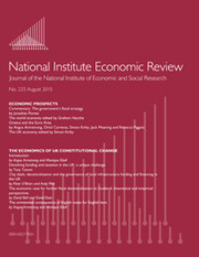 National Institute Economic Review  Volume 233 - Issue  -