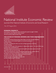 National Institute Economic Review  Volume 237 - Issue  -