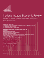 National Institute Economic Review  Volume 242 - Issue  -
