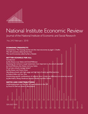 National Institute Economic Review  Volume 243 - Issue  -