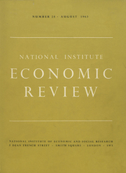 National Institute Economic Review  Volume 25 - Issue  -