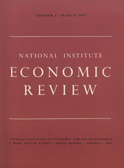 National Institute Economic Review  Volume 2 - Issue  -