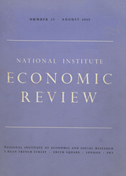 National Institute Economic Review  Volume 33 - Issue  -