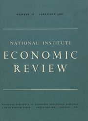 National Institute Economic Review  Volume 35 - Issue  -