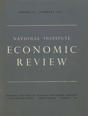 National Institute Economic Review  Volume 39 - Issue  -